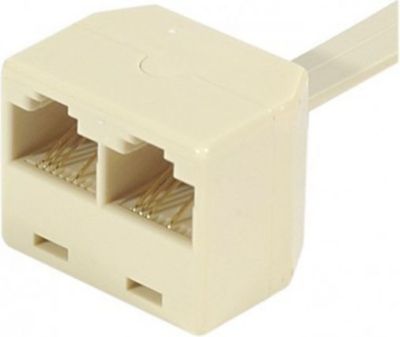 Adaptateur Ethernet KOMELEC RJ45 mâle vers 2 x femelle STP