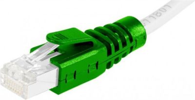 Câble Ethernet KOMELEC 10 manchons RJ45 clipsable vert