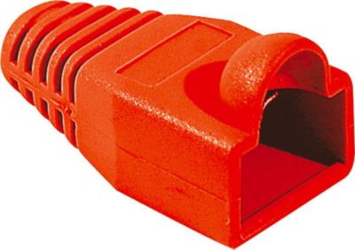Câble Ethernet KOMELEC Manchon RJ45 6mm rouge (sachet de 10)