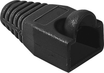 Câble Ethernet KOMELEC Manchon RJ45 6mm noir (sachet de 10)