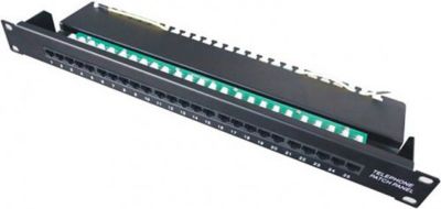 Accessoire rack CONECTICPLUS Panneau de brassage téléphonie 25 Ports