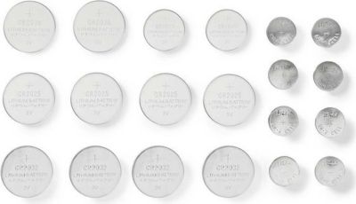 Pile KOMELEC Piles Lithium 3V CR & 1.5V LR (par 20)