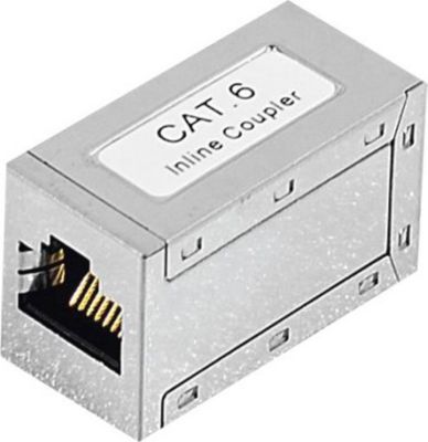 Adaptateur Ethernet KOMELEC Adaptateur RJ45 CAT6 femelle femelle