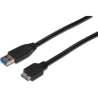 Câble USB CONECTICPLUS Câble USB 3.0 vers micro USB B  bleu 3m