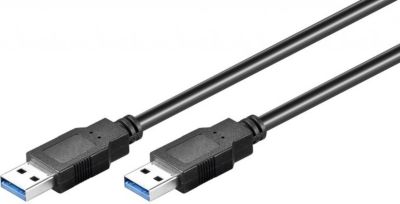 Câble USB KOMELEC Câble USB 3.0 mâle mâle noir 1.80m Câble USB KOMELEC Câble USB 3.0 mâle mâle noir 1.80m