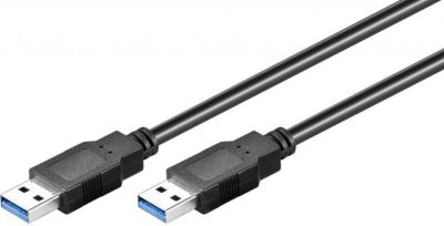 Câble USB KOMELEC Câble USB 3.0 mâle mâle noir 3m