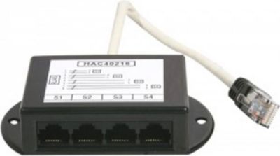 KOMELEC Doubleur RJ45 téléphonique 4 voies