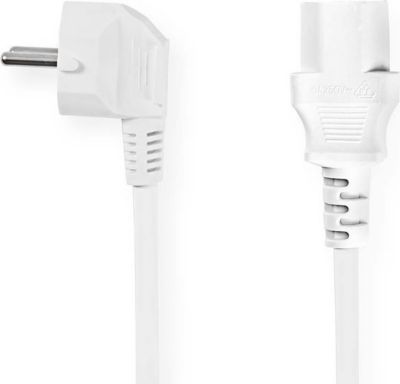 Câble alimentation KOMELEC Câble électrique secteur 10m blanc