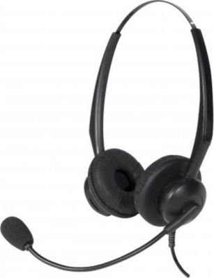 Casque KOMELEC téléphone filaire RJ9 2 écouteurs