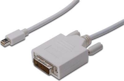  KOMELEC Câble Mini DisplayPort - DVI mâle 1.80 m KOMELEC Câble Mini DisplayPort - DVI mâle 1.80 m