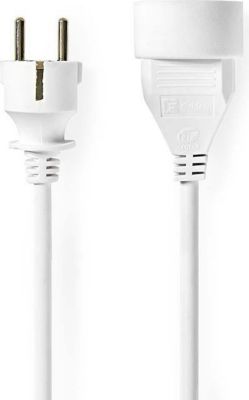 Câble alimentation KOMELEC Rallonge électrique 10m blanche