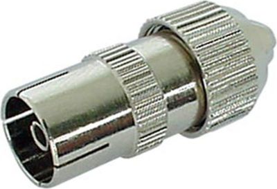 KOMELEC Connecteur antenne TV femelle 9.5 métal KOMELEC Connecteur antenne TV femelle 9.5 métal