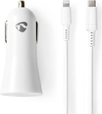 Chargeur allume-cigare KOMELEC Chargeur allume cigare USB C Lightning