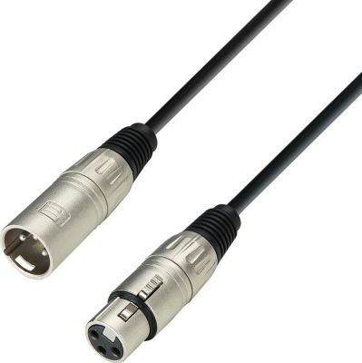 Câble XLR KOMELEC Câble XLR mâle femelle 1m Câble XLR KOMELEC Câble XLR mâle femelle 1m