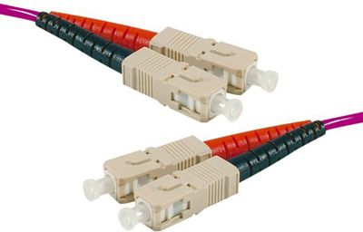 Jarretière optique KOMELEC fibre multimode HD OM4 15 mètres Jarretière optique KOMELEC fibre multimode HD OM4 15 mètres