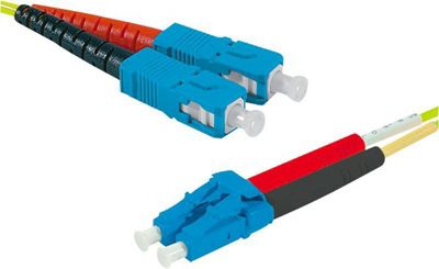 Jarretière optique KOMELEC monomode HD OS2 9/125 SCUPC/LCUPC