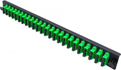 Accessoire rack KOMELEC Face avant fibre 24 SC APC SM Duplex