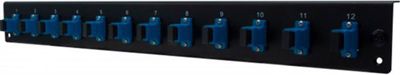 Accessoire rack KOMELEC Face avant fibre 12 SC UPC Simplex