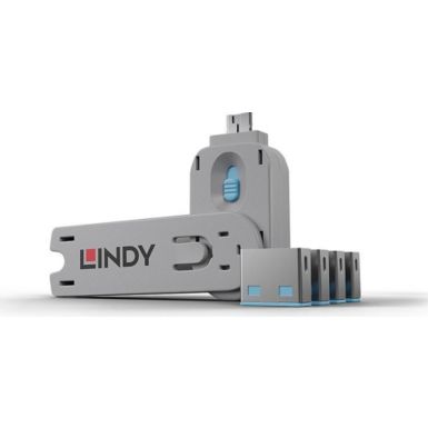 LINDY Verrous de ports USB clé 4 verrous