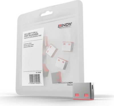 Bloqueur USB LINDY Verrous de ports USB 10 pièces