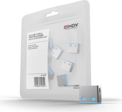 Bloqueur USB LINDY Verrous de ports USB 10 pièces