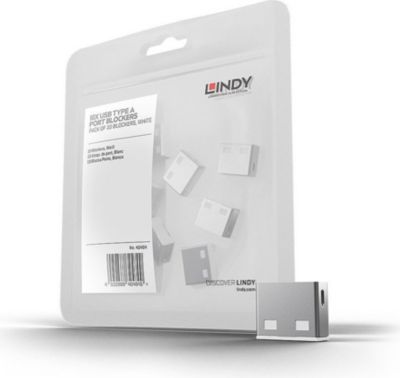 Bloqueur USB LINDY Verrous de ports USB 10 pièces