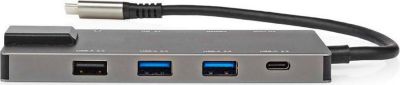Station d'accueil KOMELEC Station d'accueil USB 3.2 Gen1 RJ45 HDMI
