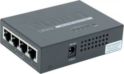 Carte ethernet PLANET Injecteur POE 4 Ports RJ45 802.3at-120W