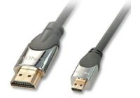 Câble HDMI LINDY vers micro HDMI 2.0  CROMO Or