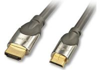 Câble HDMI LINDY vers mini HDMI 2.0  4K CROMO Or