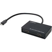 Câble DisplayPort CONECTICPLUS vers 2 x HDMI femelle bureau étendu