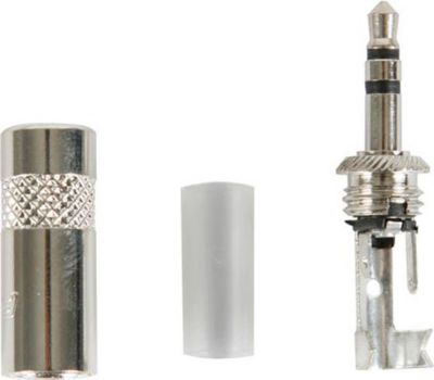 KOMELEC Connecteur Jack 3.5mm stéréo gris