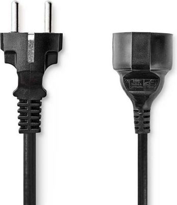 Câble alimentation KOMELEC Rallonge électrique 10m noire