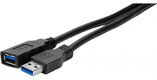Câble USB CONECTICPLUS Rallonge USB 3.0 noir 1m