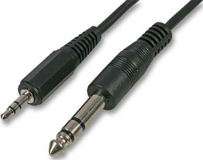 Câble Jack KOMELEC Câble Jack 3.5 mâle Jack 6.35 3 mètres