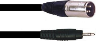 Câble XLR KOMELEC Câble XLR mâle Jack 3.5 mâle 3m