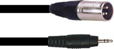 Câble XLR KOMELEC Câble XLR mâle Jack 3.5 mâle 3m Câble XLR KOMELEC Câble XLR mâle Jack 3.5 mâle 3m