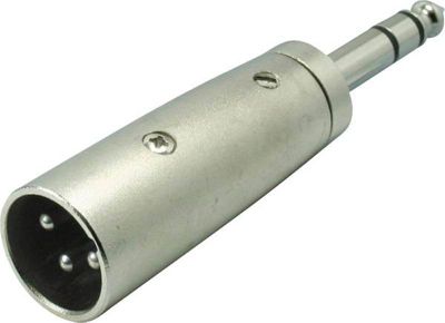 KOMELEC Adaptateur XLR mâle - Jack 6.35 mâle