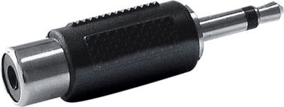 Jack 3,5 / RCA KOMELEC Adaptateur Jack 3.5 - RCA femelle mono
