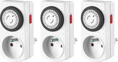 Minuteur électrique CONECTICPLUS programmable Mini Pack de 3