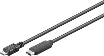 Câble micro USB KOMELEC Câble USB-C - micro USB B 2.0 60cm