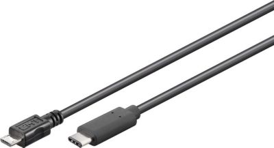 Câble micro USB KOMELEC Câble USB-C - micro USB B 2. 1 mètre Câble micro USB KOMELEC Câble USB-C - micro USB B 2. 1 mètre