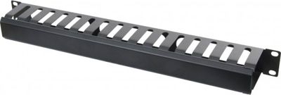 Accessoire rack CONECTICPLUS Panneau face avant 1U guide câbles Accessoire rack CONECTICPLUS Panneau face avant 1U guide câbles