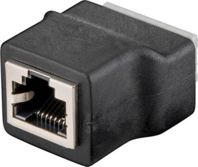 Adaptateur Ethernet KOMELEC RJ45 mâle vers 2 x femelle STP