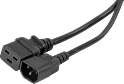 Câble alimentation KOMELEC Câble électrique C14 vers C19 3m Câble alimentation KOMELEC Câble électrique C14 vers C19 3m