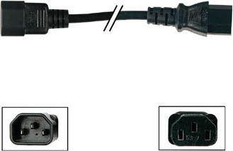 Câble d'alimentation pour PC, moniteur et onduleur - 5 m - Câble Secteur  Générique sur