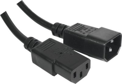 Câble alimentation KOMELEC Rallonge électrique C13 - C14 7.50 m