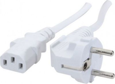 Câble alimentation KOMELEC Câble électrique secteur 1.80m PC CEE7 /