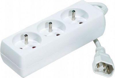 Multiprise KOMELEC Multiprise électrique 3 prises IEC 14