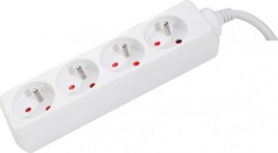 Multiprise KOMELEC Multiprise électrique 4 prises blanc 4m